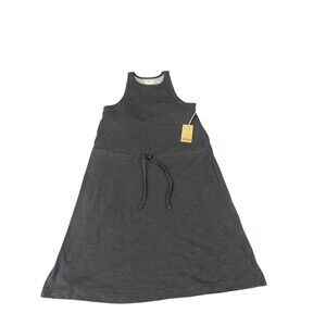 UpWest Tank Dress Womens Medium Stretch Sleeveless Comfort Drawstring Waist